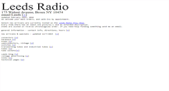 Desktop Screenshot of leedsradio.com